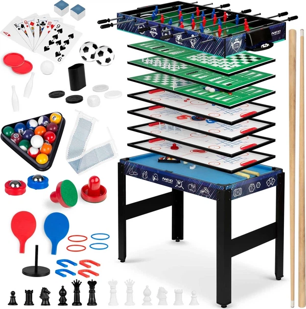 Ігровий стіл Neo Sport 12в1 106x59x90 см Чорний NS-801 (5903890605810) - зображення 3