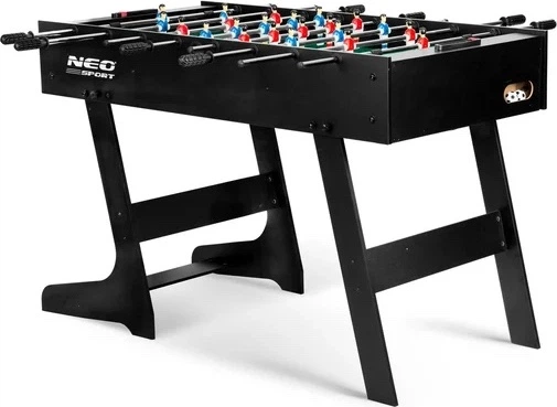 Настільний футбол Neo Sport 121x61x80 см Чорний NS-803 (5903890605834) - зображення 3