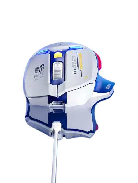 Миша INPHIC IN9 White-Blue - Фото 2 Миша INPHIC IN9 White-Blue - зображення 2