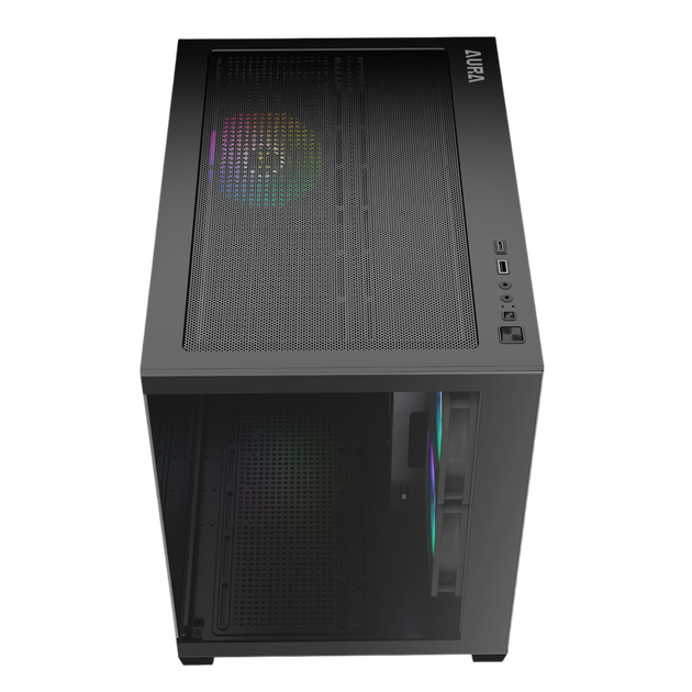 Корпус Gamdias AURA GC10M V2 ARGB Black (4711514503159) - Фото 2 Корпус Gamdias AURA GC10M V2 ARGB Black (4711514503159) - зображення 2