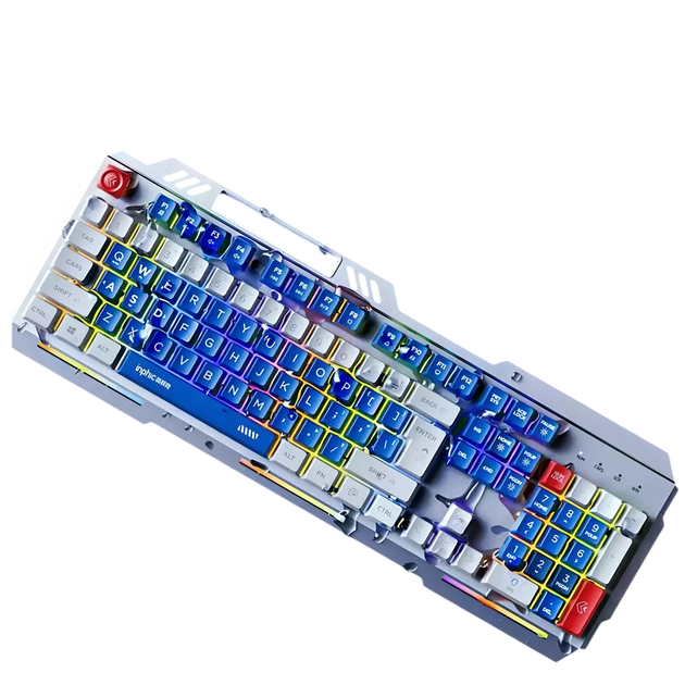 Клавіатура INPHIC K9 MECHA ENG/UKR Blue - зображення 3