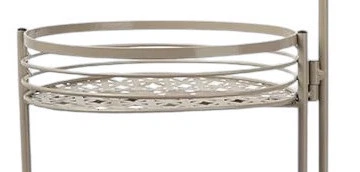 Stojak na kwiaty HOMLA Nomoli 3-poziomowy 42x60 cm Beżowy 236646 (8720725443013) - obraz 3