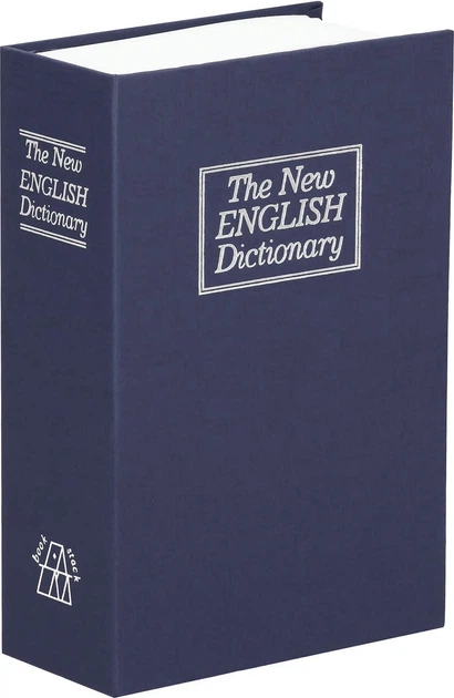 Кешбокс для грошей Springos металевий 26.5 x 20 x 6.5 см Книга Темно-синій HA5048 (5907719430706) - зображення 2