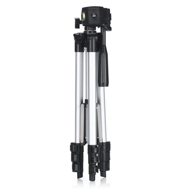 Телескопічний штатив Tripod 3110 для камери і телефону 102 см - зображення 6