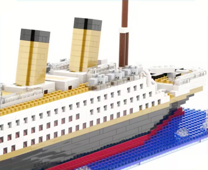 Конструктор корабль Титаник Titanic 57 см 1878 деталей - изображение 6