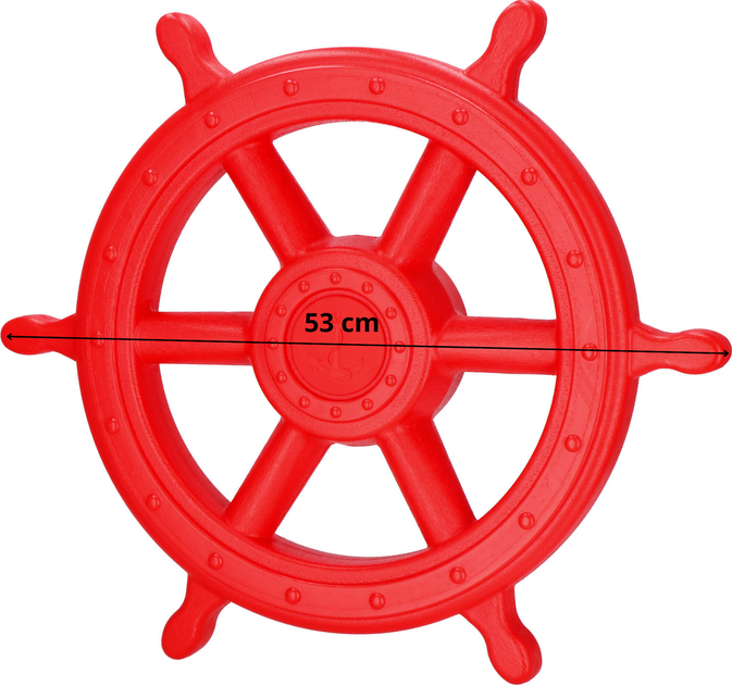 Koło sterowe kapitana Springos na plac zabaw dla dzieci Czerwone (5907719478760) - obraz 4