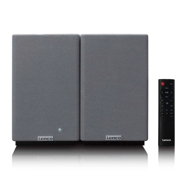Активна акустика Lenco SPB-240BKGY Bluetooth Hi-Fi Чорний/Сірий - изображение 2