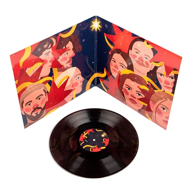 Вінілова платівка ROXOLANA — настрій: колядувати LP Deep Dark Red - изображение 5