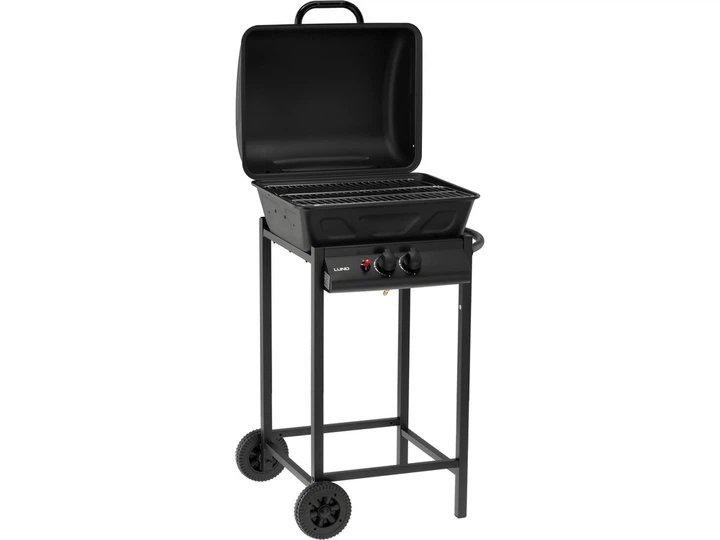 Gazowy grill Lund 99657 BAVEN 2 palniki Czarny (5906083106101) - obraz 5