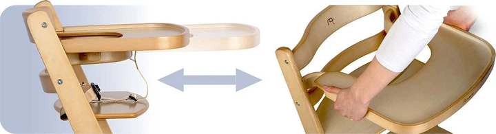 Krzesełko do karmienia Nukido Timo drewniane (5903890630584) - obraz 6