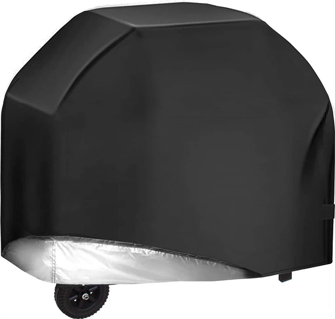 Pokrowiec na grilla Springos 145 x 61 x 117 cm wodoodporny Czarny (5907719431796) - obraz 1
