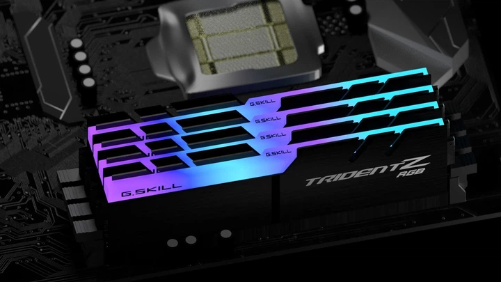 Модуль памяти G.Skill DDR4 32GB (2x16GB) 3200 MHz Trident Z RGB (F4-3600C16D-32GTZR) Б/у - изображение 4