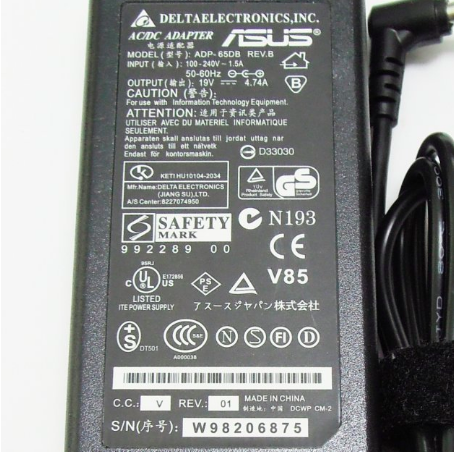 Блок питания для ноутбука Asus 90W 19V 4.74A 5.5x2.5mm - Фото 3 Блок питания для ноутбука Asus 90W 19V 4.74A 5.5x2.5mm - изображение 3