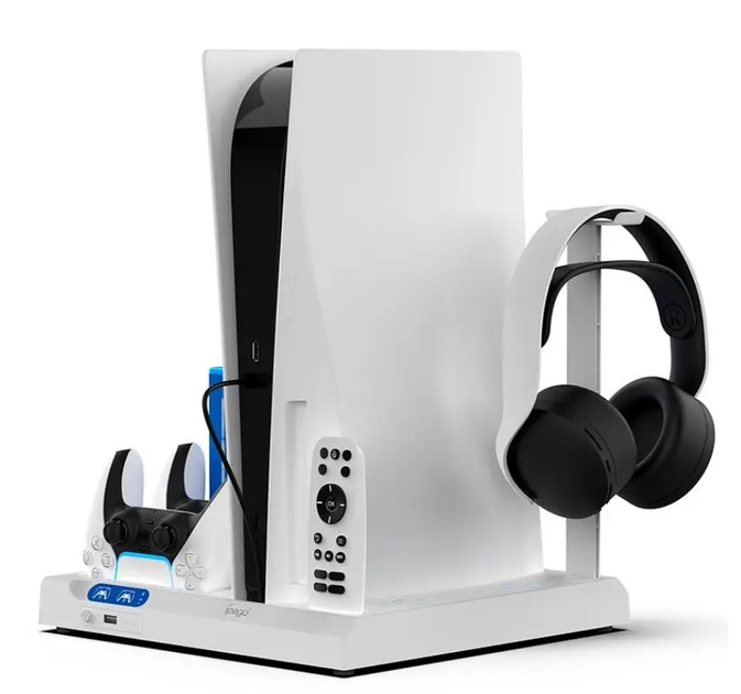 Мультифункціональна підставка 10-в-1 iPega PG-P5S028 PSVR для PlayStation 5 (PS5) slim - Фото 5 Мультифункціональна підставка 10-в-1 iPega PG-P5S028 PSVR для PlayStation 5 (PS5) slim - зображення 5