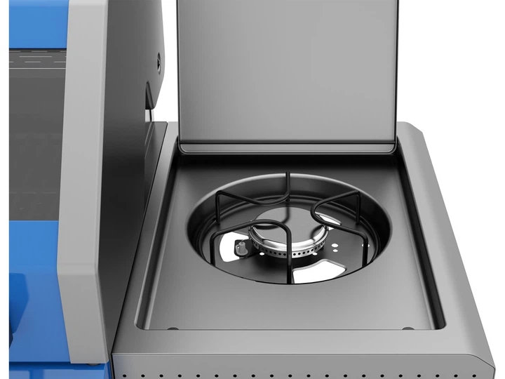 Gazowy grill YATO YG-20033 OKAYA 4+1 z szybą Niebieski (5906083114519) - obraz 9