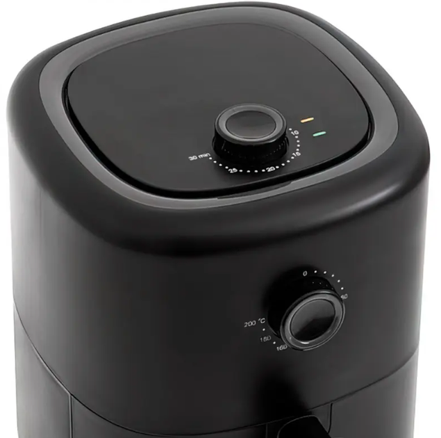 Аэрофритница для дома с таймером на без олії готовка 1.5 Л, 1200 ВТ AIR FRYER CROWNBERG CB 5541 - изображение 2