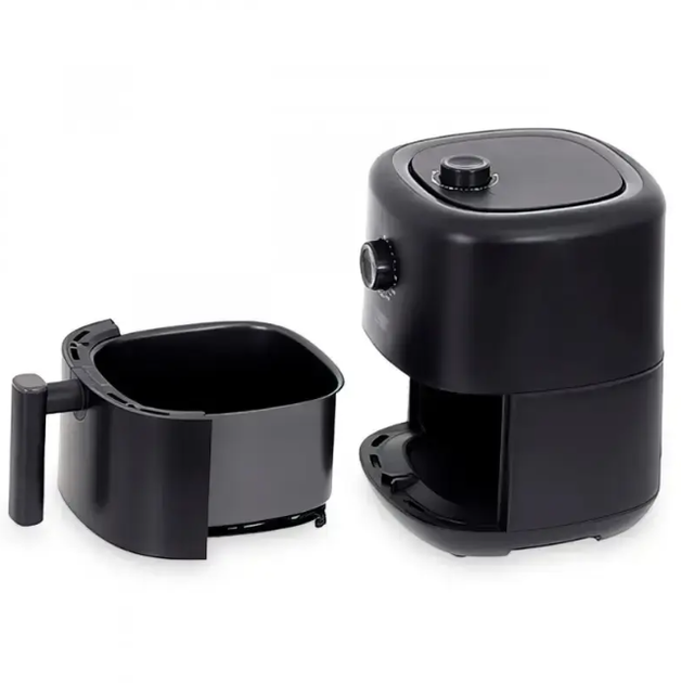 Аэрофритница для дома с таймером на без олії готовка 1.5 Л, 1200 ВТ AIR FRYER CROWNBERG CB 5541 - изображение 3