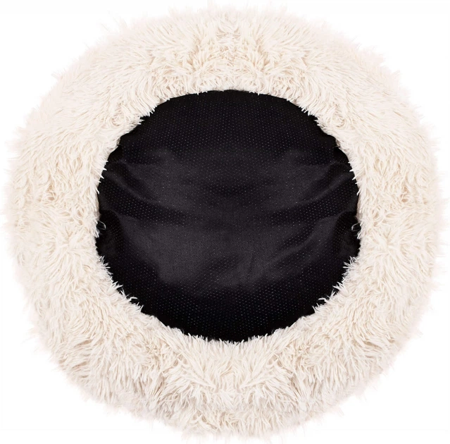 Лежак для котів Springos плюшевий 90 см Бежевий PA0095 (5907719411415) - зображення 3