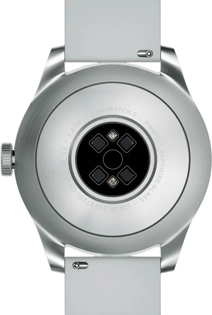 Смарт-годинник Withings ScanWatch 2 42mm Pearl White (HWA10-model 5-All-Int) - зображення 3