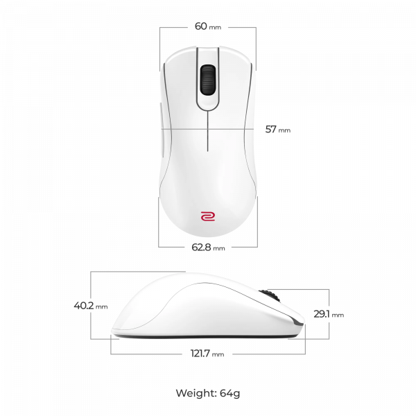 Миша zowie za13dw white (9h.n4rbe.a3e) - зображення 7