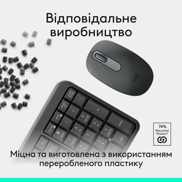 Комплект клавіатура та миша Logitech MK250 920-013823 - изображение 6