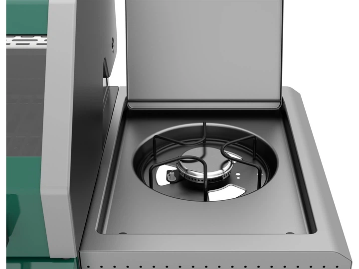 Gazowy grill YATO YG-20035 OKAYA 4+1 z szybą Zielony (5906083114533) - obraz 9