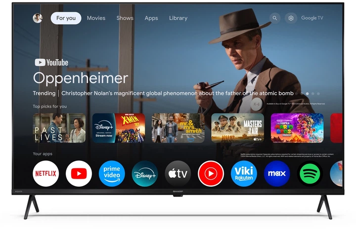 Телевизор Sharp QLED 43" 43HP5265E (4T-C43HP5265EB) - изображение 2