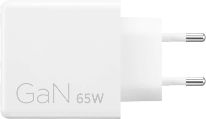 Блок живлення для ноутбука Lenovo Dual USB-C GaN Charger 65 Вт White (G0A6065WEU) - зображення 4