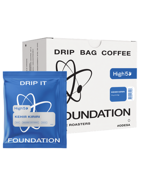 Дріп-кава Foundation Coffee Roasters Кенія Kiriri 7 шт/уп. - Фото 1 Дріп-кава Foundation Coffee Roasters Кенія Kiriri 7 шт/уп. - изображение 1