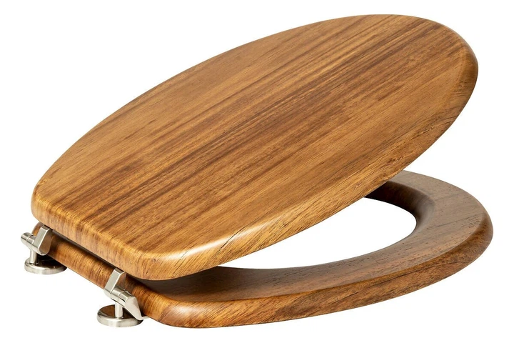 Deska sedesowa 5five Simply Smart drewniana ACACIA 46.5 x 37.3 x 6.4 cm (3560232948961) - obraz 3