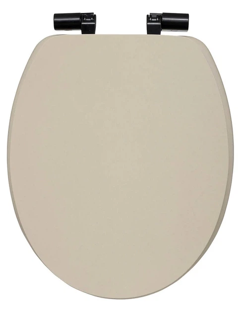 Сидіння для унітазу 5five Simply Smart м'яко падаюче ONYX 37.5 x 49.9 x 5.2 см Бежеве (3560232851315) - зображення 2