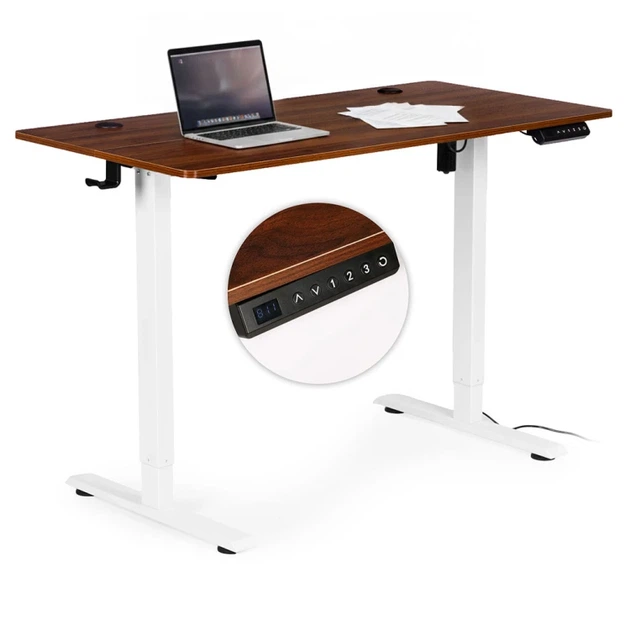 Комп'ютерний стіл ModernHome by Multistore електричне регулювання 120 x 60 Коричневе (JNI-D45A-5-5) - зображення 4