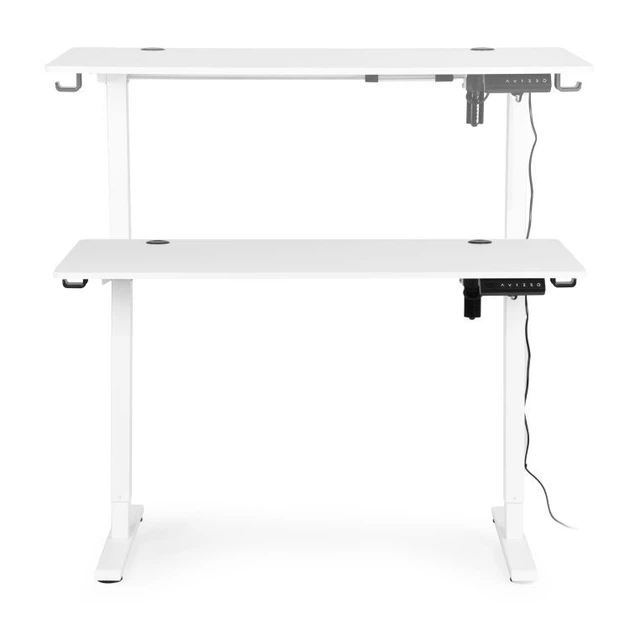 Комп'ютерний стіл ModernHome by Multistore електричне регулювання 120 x 60 Білий (JNI-D45A-5-1) - зображення 5