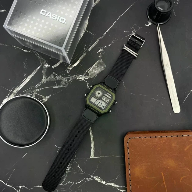 Чоловічий годинник Casio AE-1200WHB-1B - изображение 9