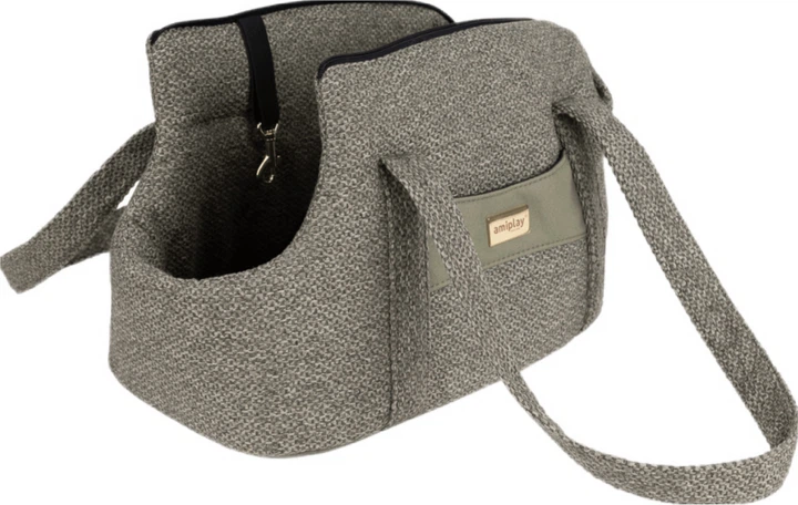 Torba transportowa dla psów Amiplay Milano L Oliwka (5907563310513) - obraz 3