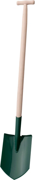 Лопата металева Kadax 18 x 116 см Зелена (K1347) - зображення 2
