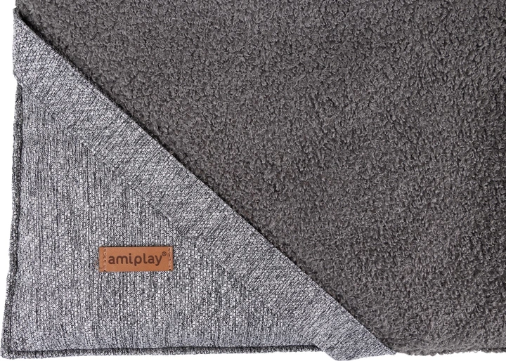 Mata dla psów Amiplay Malmo M Szara (5907563299238) - obraz 4