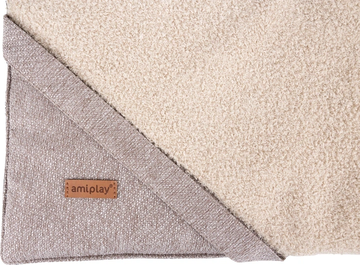 Mata dla psów Amiplay Malmo L Beżowa (5907563299269) - obraz 4