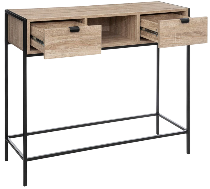 Konsola 5five Simply Smart Aliaj loft 100 x 35 x 80 cm (3560232580277) - obraz 2