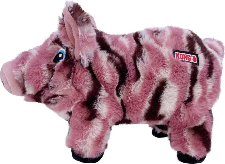 Maskotka dla psów Kong Low Stuff Stripes Pig M (35585499598) - obraz 2