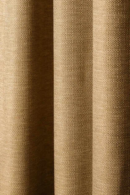 Комплект штор з лляною структурою Elegant, 2 шт. по 1,5х2,5-3м HYGG Гірчичний (113469) - Фото 2 Комплект штор з лляною структурою Elegant, 2 шт. по 1,5х2,5-3м HYGG Гірчичний (113469) - зображення 2