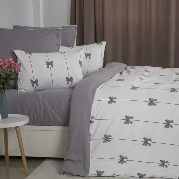 Комплект постільної білизни ТЕП Melluna Soft Ribbons, євро - Фото 3 Комплект постільної білизни ТЕП Melluna Soft Ribbons, євро - изображение 3