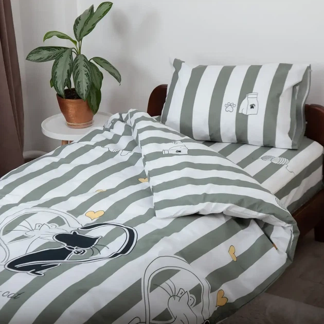Постільна білизна ТЕП "Soft dreams" Котячі легенди, 50x70, підліткова - Фото 5 Постільна білизна ТЕП "Soft dreams" Котячі легенди, 50x70, підліткова - изображение 5