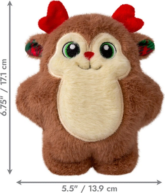 Maskotka dla psów Kong Holiday Snuzzles Reindeer S (35585506982) - obraz 2