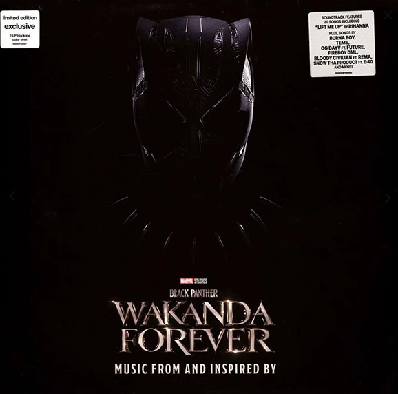 Вінілова платівка Soundtrack - Black Panther: Wakanda Forever - Music From And Inspired By 2LP (50087520427) - Фото 1 Вінілова платівка Soundtrack - Black Panther: Wakanda Forever - Music From And Inspired By 2LP (50087520427) - зображення 1