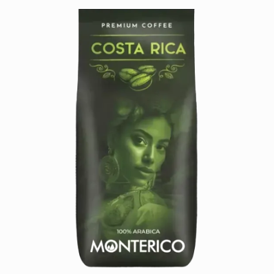 Кава в зернах Monterico Costa Rica 100% Arabica Premium Coffee, 1 кг - Фото 1 Кава в зернах Monterico Costa Rica 100% Arabica Premium Coffee, 1 кг - зображення 1