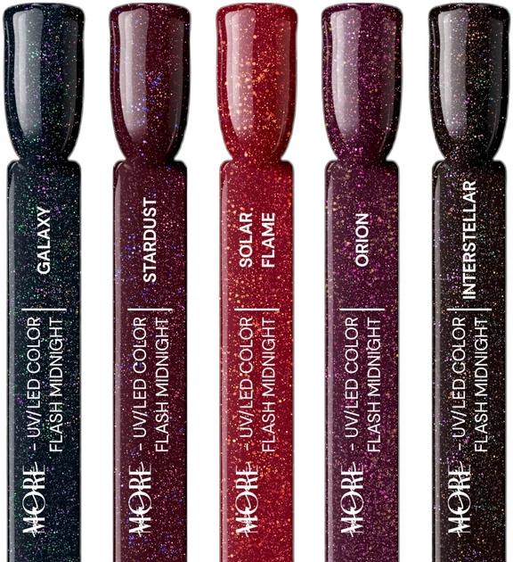 Lakier hybrydowy Silcare ManiMore Flash Midnight Orion 10 g (5902560569698) - obraz 3