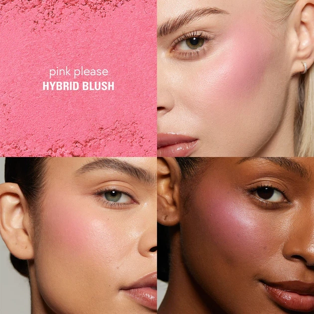 Гибридные румяна Kylie Cosmetics "Pink Please" Hybrid Blush - Фото 2 Гибридные румяна Kylie Cosmetics "Pink Please" Hybrid Blush - изображение 2
