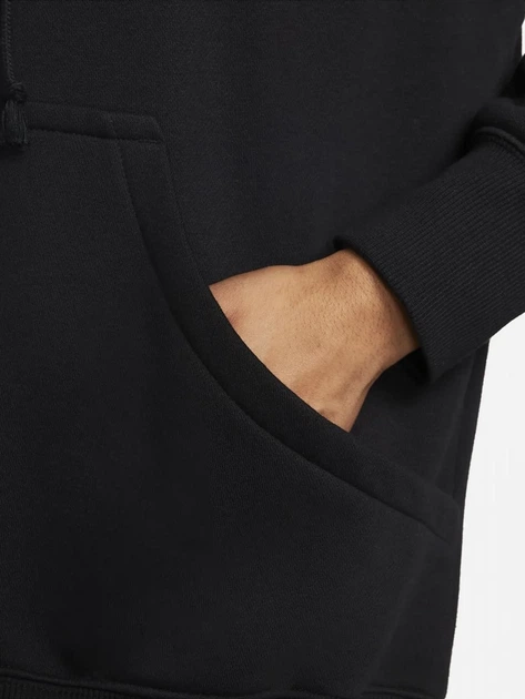 Толстовка на молнии с капюшоном на флисе женская Nike Sportswear Phoenix Oversized Fleece DQ5758-010 S Black/Sail (0196149282947) - изображение 17
