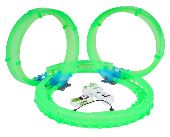 Автомобльний трек Rapid World Grow in Dark 25 елементів (5903864970081) - зображення 5